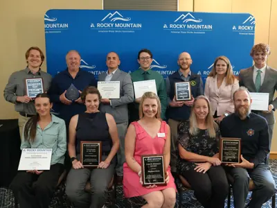 Group photo of award winners at the 2026 Rocky Mountain Water Conference